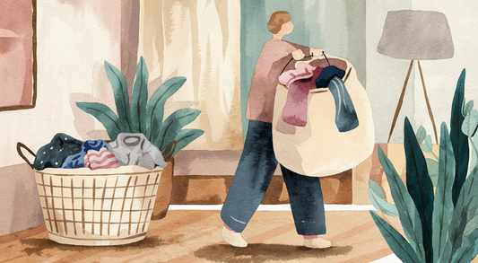 How I Finally Stopped Dragging Laundry in a Trash Bag