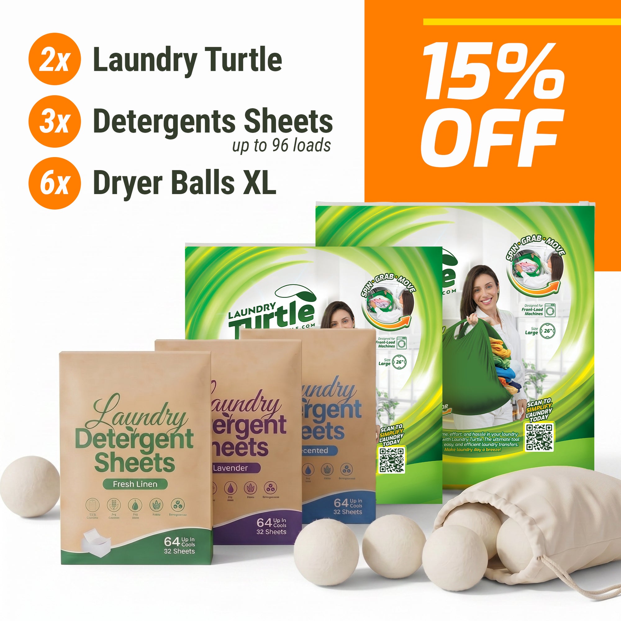 Family-Size Laundry Turtle
