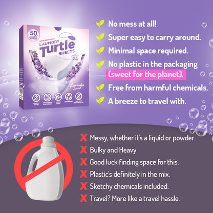 Laundry Detergent 50 Sheets