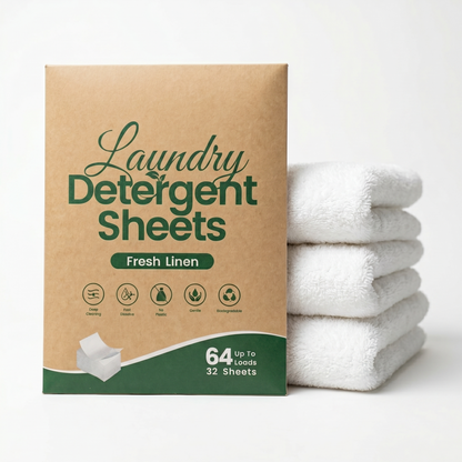 Laundry Turtle Detergent Sheets