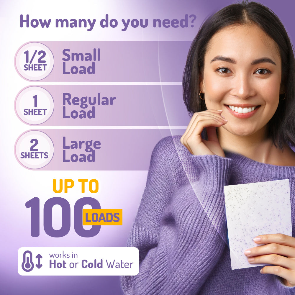 Laundry Detergent 50 Sheets