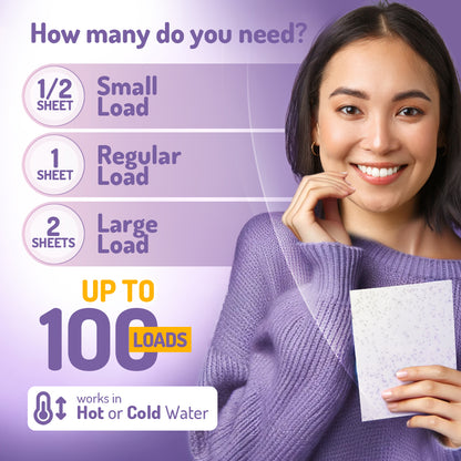 Laundry Detergent 50 Sheets