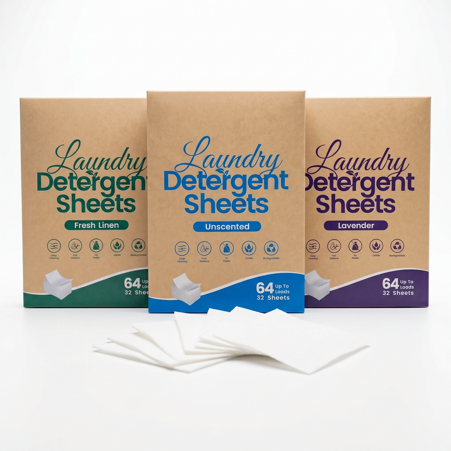 Laundry Turtle Detergent Sheets