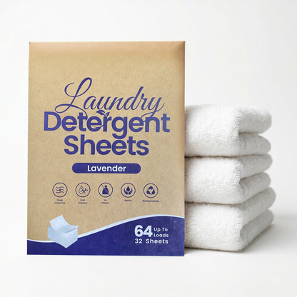 Laundry Turtle Detergent Sheets